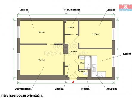 pudorys.jpg | Prodej bytu, 3+1, 63 m²