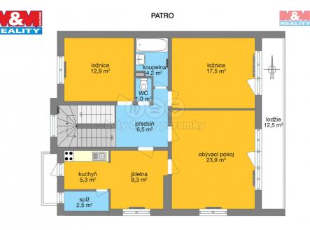 rd_drysice_pudorys_patro.jpg | Prodej - dům/vila, 166 m²