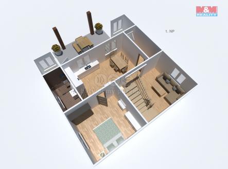 Prodej chaty, 140 m², Planá nad Lužnicí, ul. Vrbová | Prodej - dům/vila, 130 m²