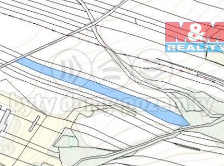 Katastrální mapka. | Prodej - pozemek, zemědělská půda, 8 272 m²