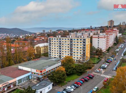 pohled na dům | Prodej bytu, 1+kk, 21 m²