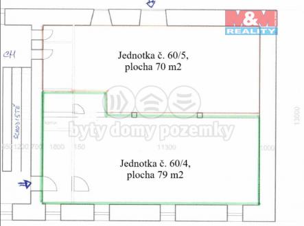 půdorys byty truhlarna.jpg | Prodej bytu, 2+1, 79 m²