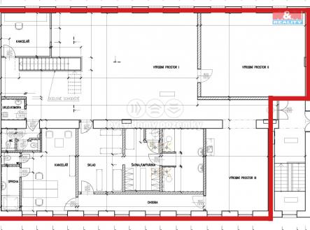 2NP půdorys.jpg | Pronájem - výrobní prostor, 366 m²