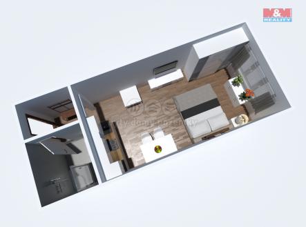 Pronájem bytu 1+kk, 25 m², Praha, ul. Krakovská | Pronájem bytu, 1+kk, 25 m²