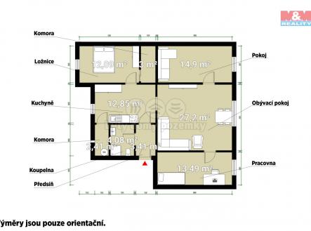 Půdorys.jpg | Prodej bytu, 4+1, 93 m²