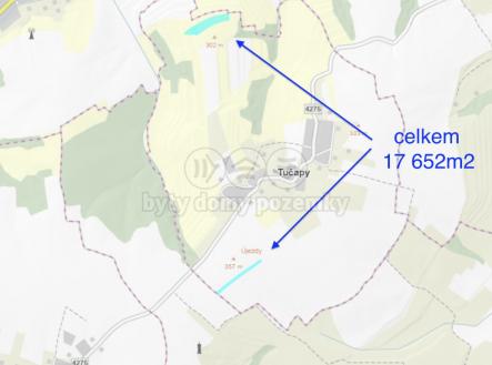 Tučapy mapa.jpg | Prodej - pozemek, zemědělská půda, 17 652 m²