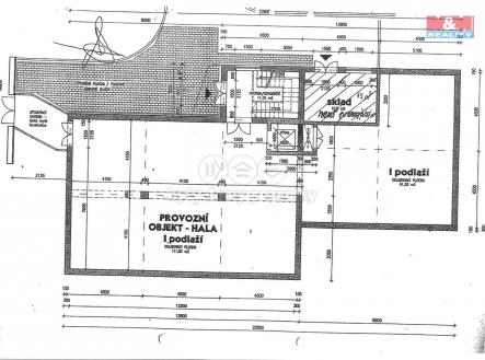 Křelov půdorys 1.podlažá_1.jpg | Pronájem - skladovací prostor, 240 m²