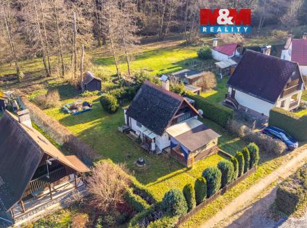 MESTECKO DRON-0001.jpg | Prodej - chata/rekreační objekt, 54 m²