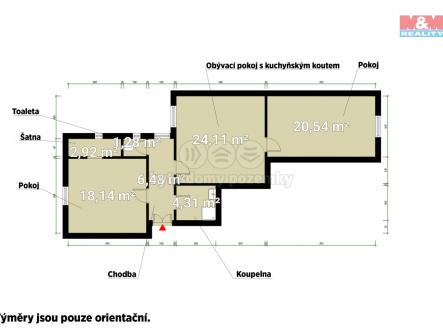 PÖdorys.jpg | Prodej bytu, 3+kk, 88 m²