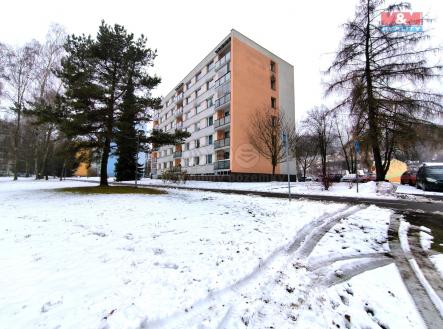 Pohled na bytovku | Prodej bytu, 1+1, 36 m²