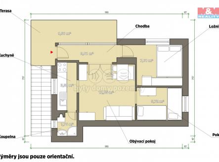 půdorys1.jpg | Prodej - chata/rekreační objekt, 62 m²