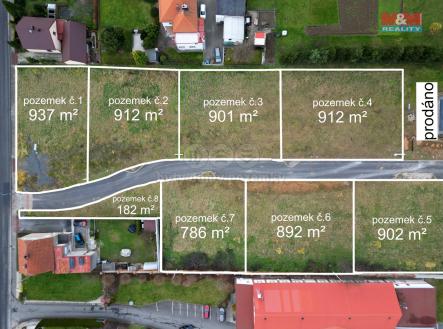 pozemky_dron_nakres.jpg | Prodej - pozemek pro bydlení, 937 m²