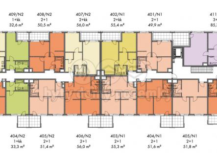 pudorys 402.png | Prodej bytu, 2+1, 53 m²