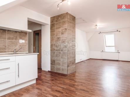 obývací pokoj s kuchyní | Pronájem bytu, 2+kk, 40 m²