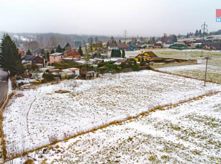 pohled na pozemek | Prodej - pozemek, zahrada, 1 079 m²