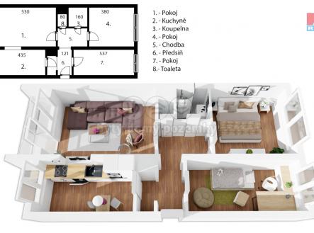 půdorys (1).jpg | Prodej bytu, 3+1, 74 m²