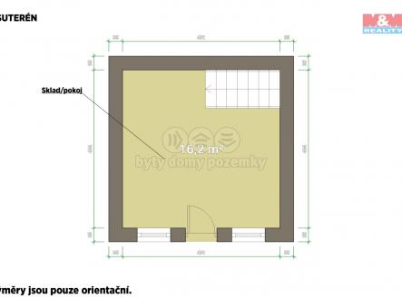 pudorys-suteren.jpg | Prodej - chata/rekreační objekt, 31 m²