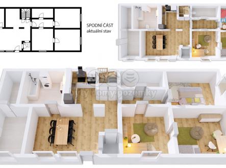 půdorys (1).jpg | Prodej bytu, 5+kk, 150 m²