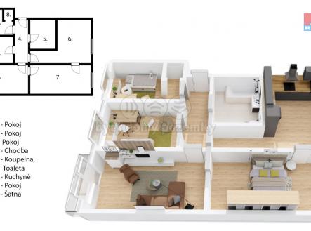 Půdorys.jpg | Prodej bytu, 4+1, 91 m²