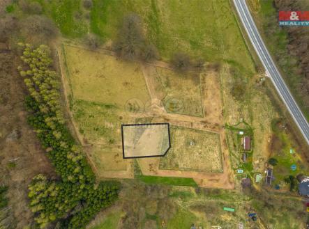 Pohled na pozemek | Prodej - pozemek pro bydlení, 1 005 m²