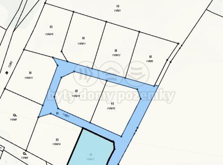 Katastrální mapa | Prodej - pozemek pro bydlení, 1 060 m²