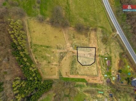 Pohled na pozemek | Prodej - pozemek pro bydlení, 1 056 m²