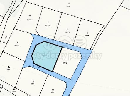 Katastrální mapa | Prodej - pozemek pro bydlení, 1 056 m²
