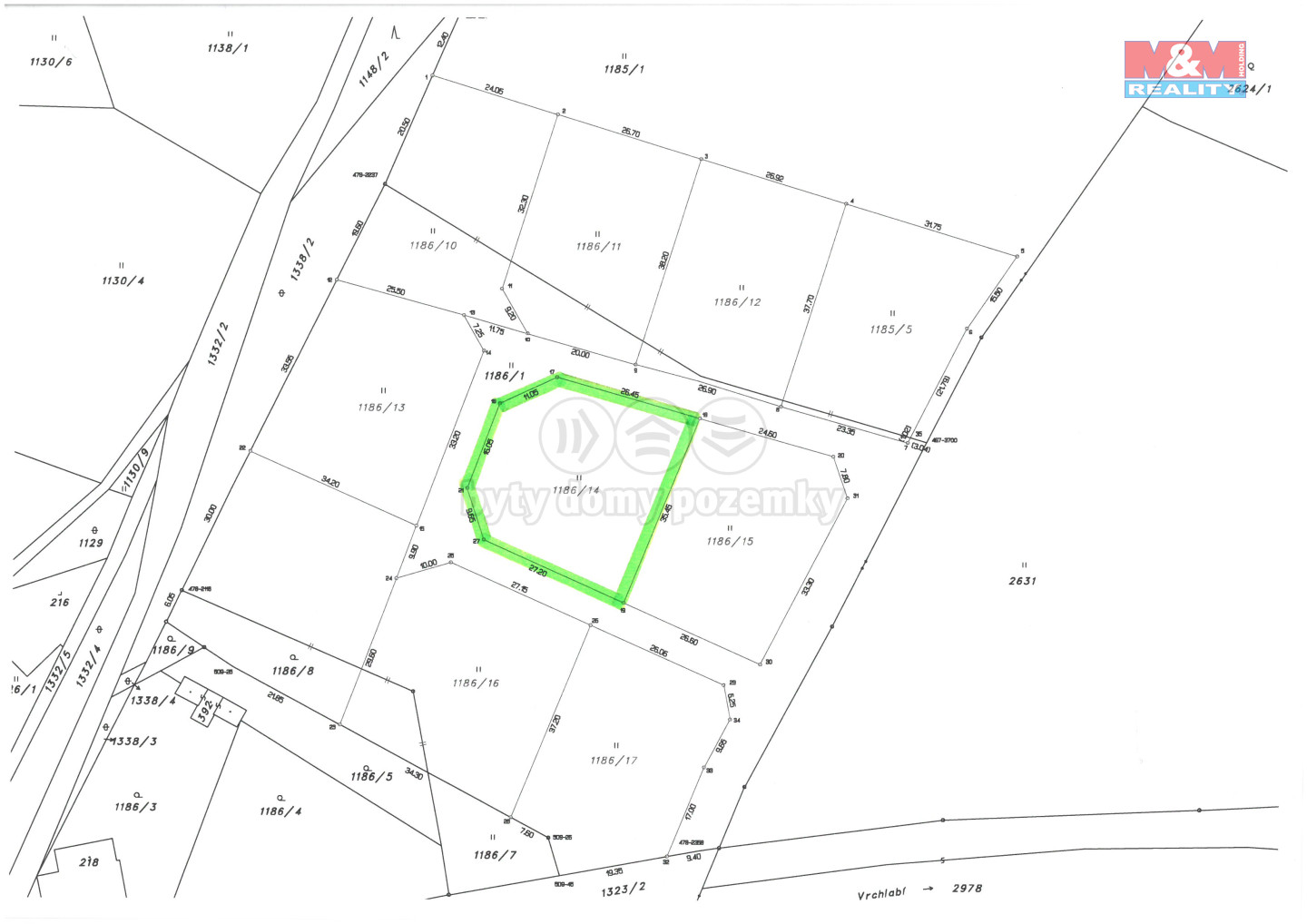 Katastrální mapa