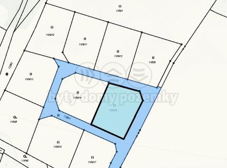 Katastrální mapa | Prodej - pozemek pro bydlení, 1 040 m²