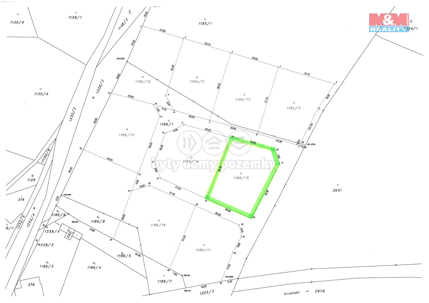 Katastrální mapa