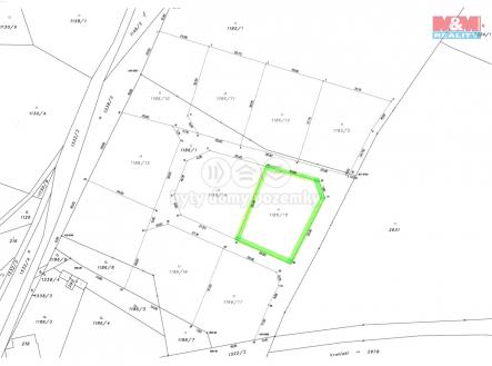 Katastrální mapa | Prodej - pozemek pro bydlení, 1 040 m²