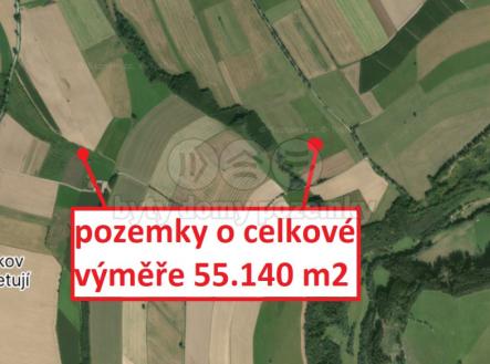 mapa.jpg | Prodej - pozemek, zemědělská půda, 55 140 m²