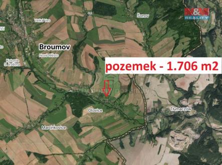 mapa II.jpg | Prodej - pozemek, trvalý travní porost, 1 706 m²