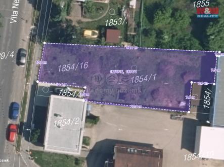Výměry pozemku | Prodej - pozemek pro bydlení, 616 m²