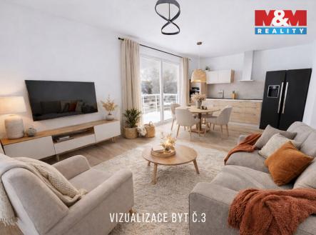 vizualizace byt 3.jpg | Prodej bytu, 2+kk, 63 m²
