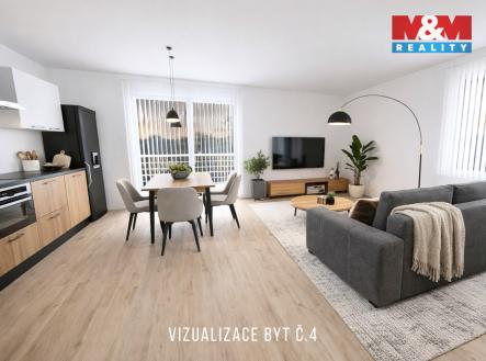 vizualizace byt  4 (2).jpg | Prodej bytu, 2+kk, 55 m²