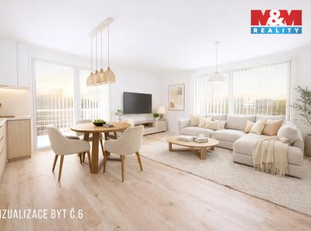 vizualizace byt č6 (2).jpg | Prodej bytu, 2+kk, 63 m²