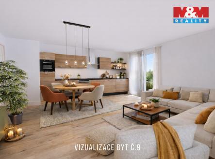 vizualizace byt  9 (1).jpg | Prodej bytu, 3+kk, 73 m²