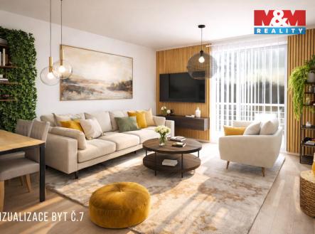 vizualizace byt č.7 (1).jpg | Prodej bytu, 2+kk, 59 m²