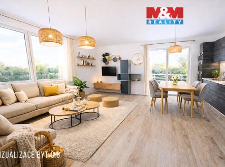 vizualizace byt č8 (1).jpg | Prodej bytu, 2+kk, 63 m²