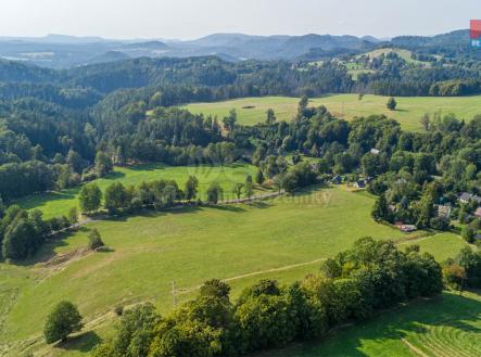 pohled na pozemky | Prodej - pozemek, trvalý travní porost, 126 193 m²