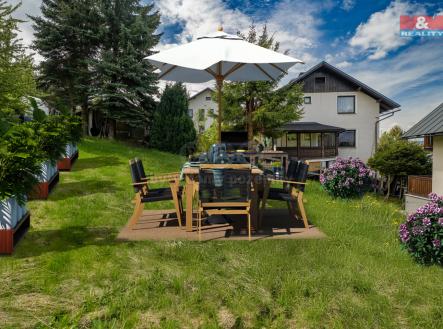 Vizualizace zahrady domu | Prodej bytu, 4+kk, 109 m²