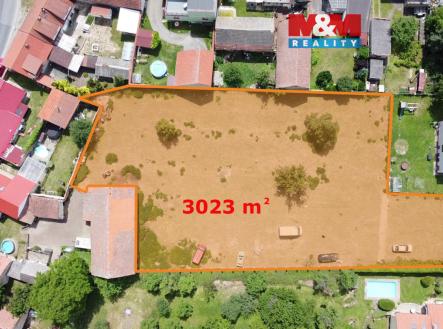 pozemek ohraničený  | Prodej - pozemek pro bydlení, 3 023 m²