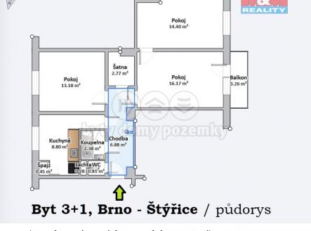 Byt 3+1, Brno - śtžżice.jpg | Prodej bytu, 3+1, 68 m²