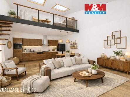 vizualizace byt č13.jpg | Prodej bytu, 3+kk, 79 m²