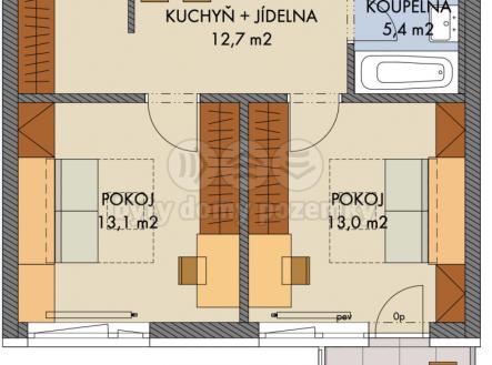 pudorys 402:N2.png | Prodej bytu, 2+1, 59 m²