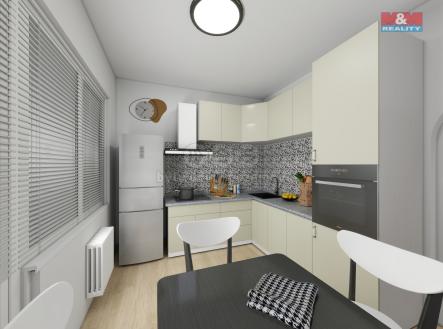 Vizualizace_kuchyně | Prodej bytu, 2+1, 71 m²