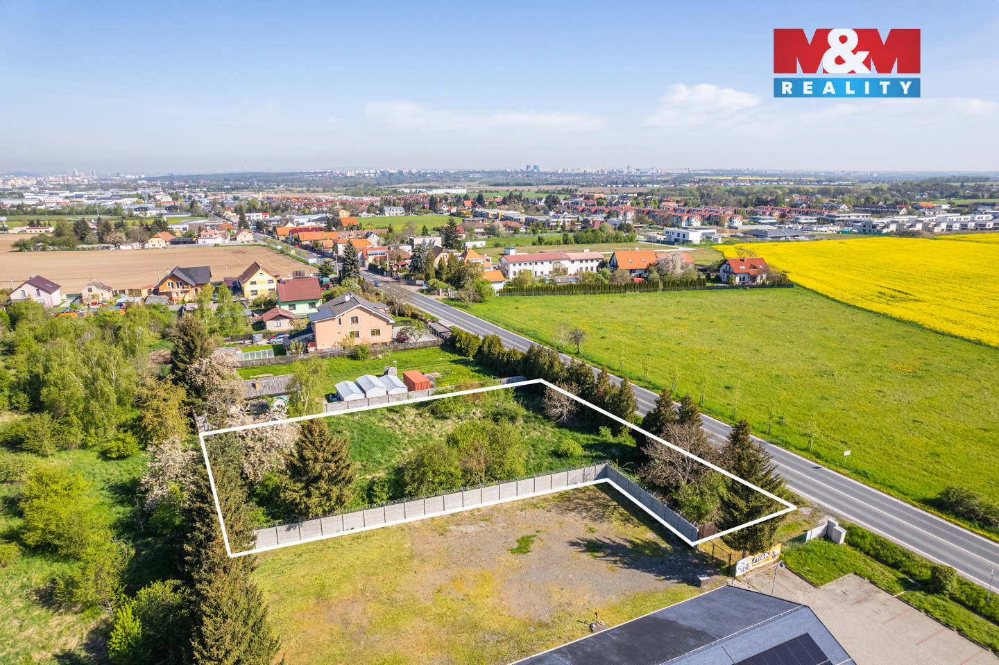 Prodej pozemku k bydlení, 1906 m², Jesenice, ul. Budějovická