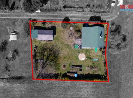 Vyznačení pozemku | Prodej - chata/rekreační objekt, 86 m²