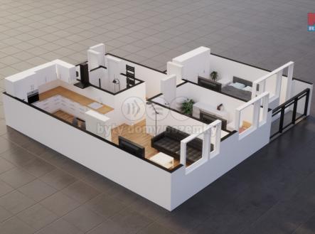 pudorys_a.jpg | Prodej bytu, 3+kk, 63 m²
